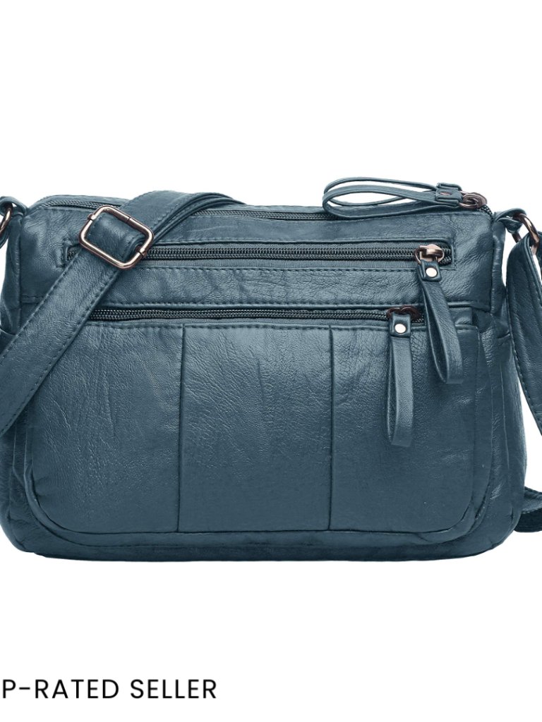 Soft Pu Leather Shoulder Bag Crossbody Purse Lightweight Vintage Messenger